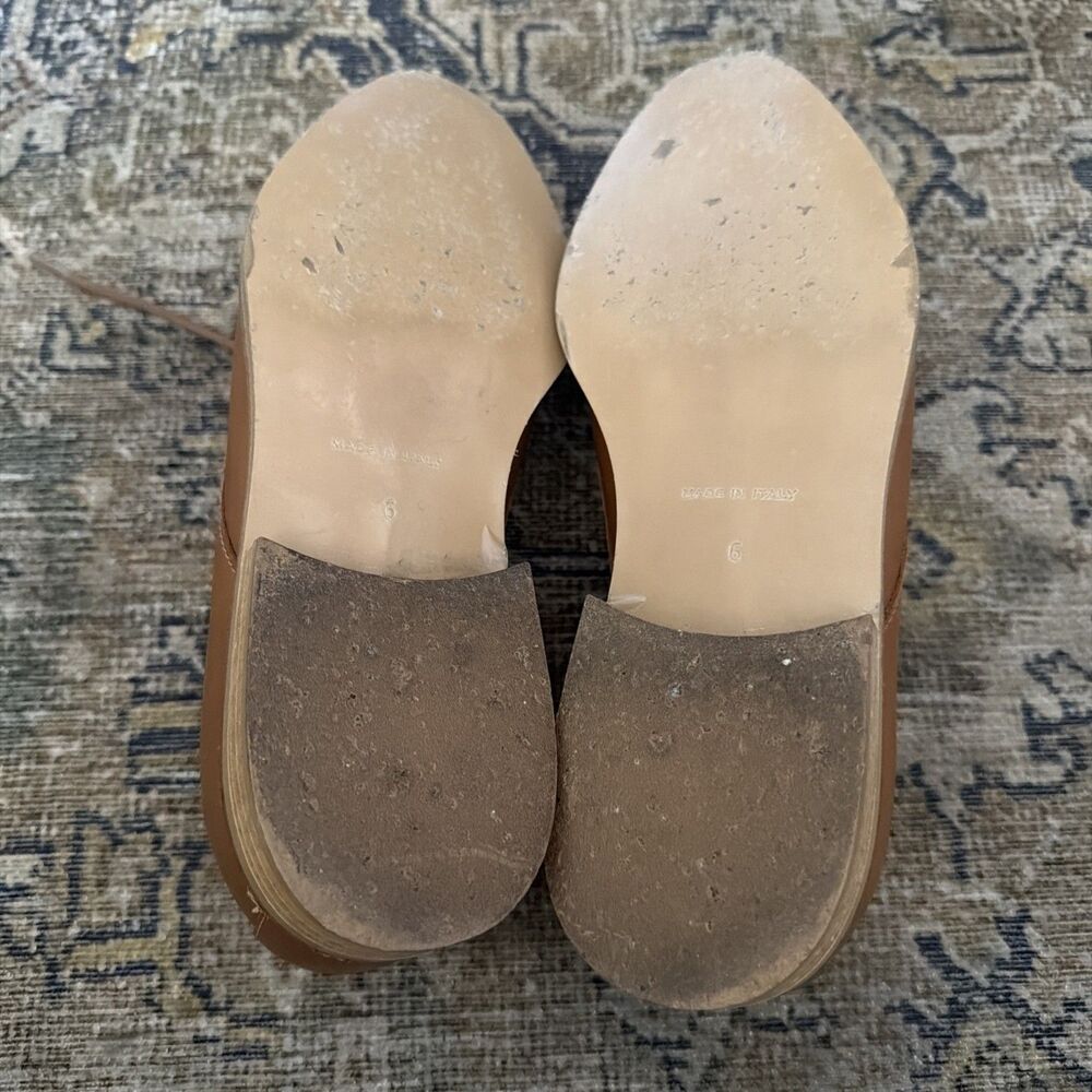 Everlane Womens Brown The Modern Oxford Shoes Size 6 Made In Italy - Picture 4 of 6